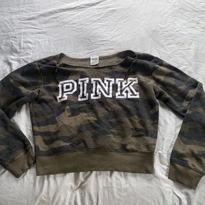 Victoria Secret PINK Camo Sweater